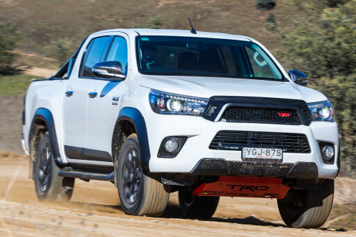 Toyota Hilux TRD front facing