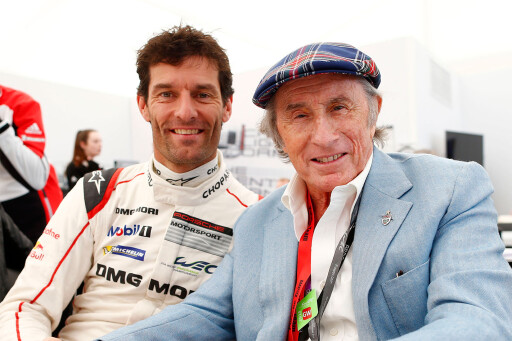 Mark Webber Jackie Stewart