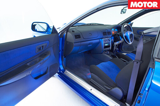 1999 Subaru WRX STi 22b interior