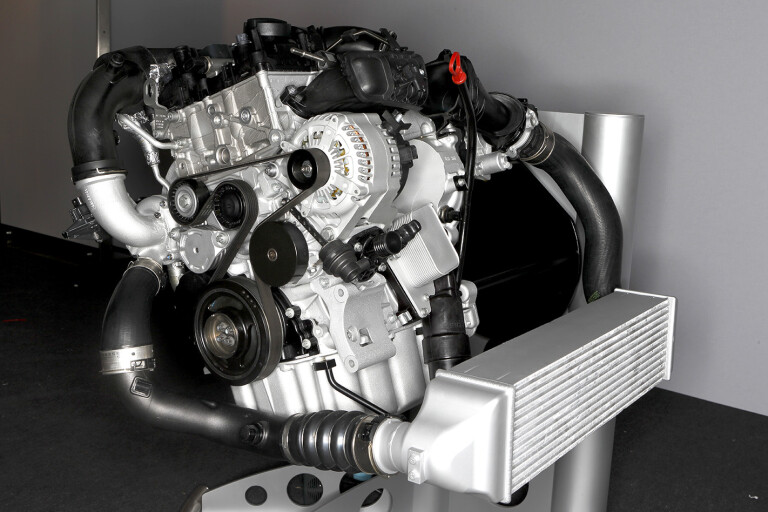 BMW twinpower 3 cylinder engine