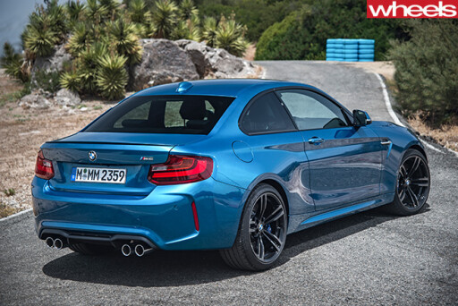BMW-M2-Coupe -rear