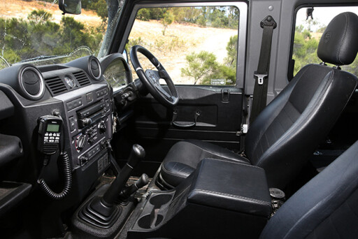 custom land rover defender 90 interior