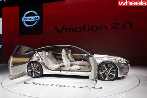 Nissan -Vmotion -2-0-concept -Detroit -Motor -Show -side -doors -open
