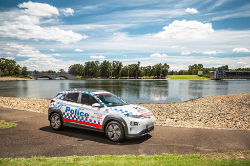 Hyundai Kona EV joins NSW police