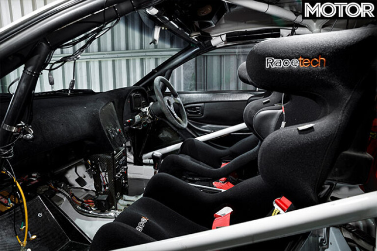 Bates Toyota Celica GT-Four rally car interior