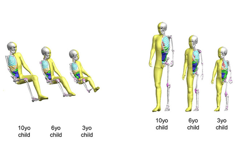 THUMS 3D Modelling of children