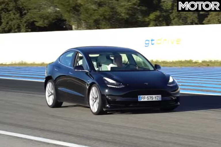 Tesla Model 3 Performance Track Mode Tested Braking Jpg