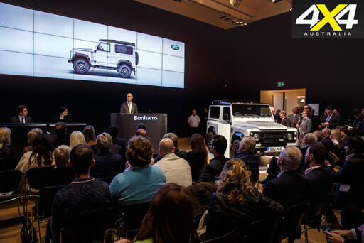 2 millionth land rover defender sold record price