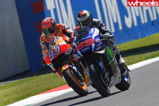 Lorenzo -Moto GP-battles -Marquez