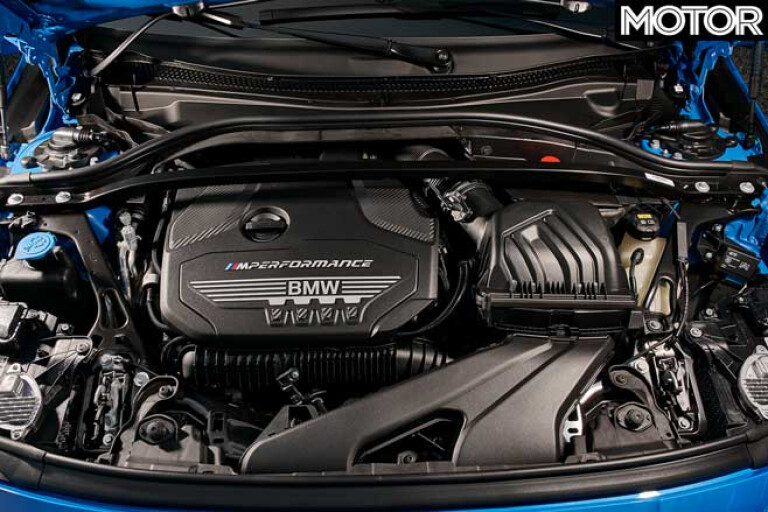 2019 BMW M135i xDrive engine