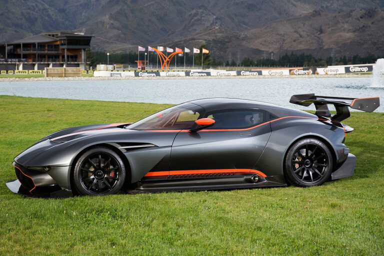 Aston Martin Vulcan lands in New Zealand