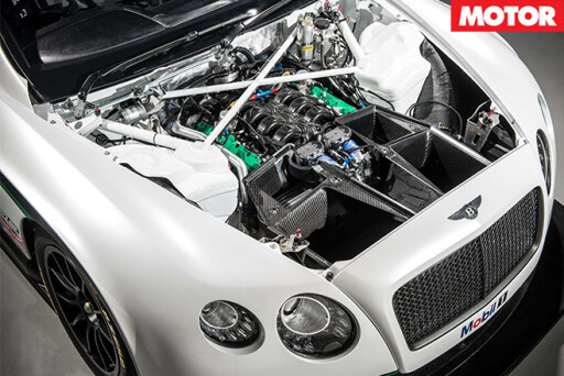 Bentley GT3 engine
