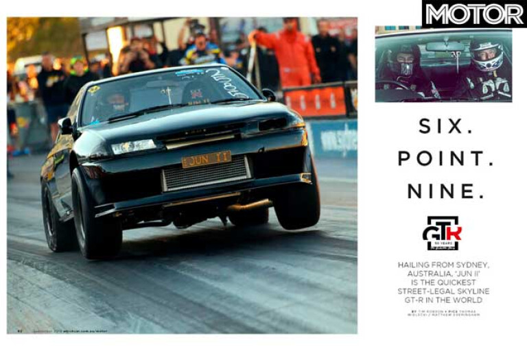 MOTOR September 2019 Issue JUN II Skyline Drag Car Jpg