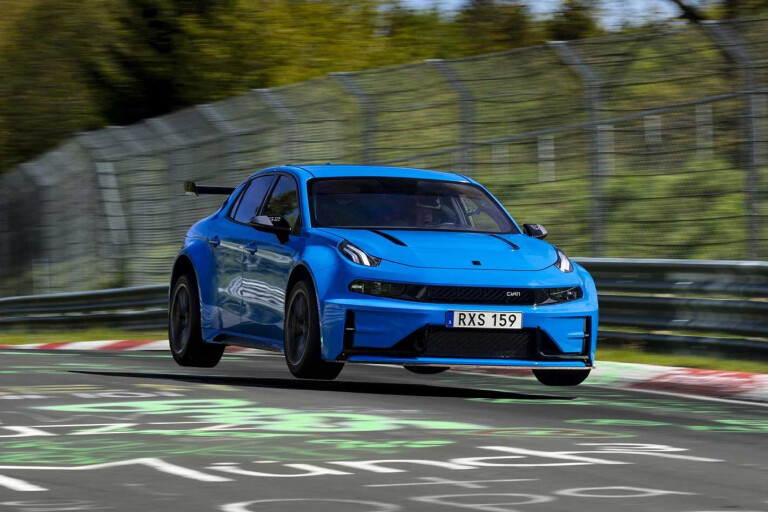 Lynk Co 03 Cyan Concept FWD Nurburgring record