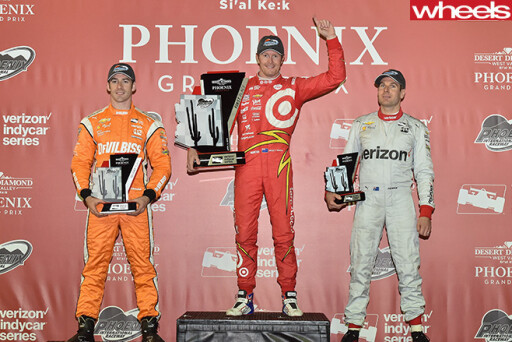 Indycar -podium