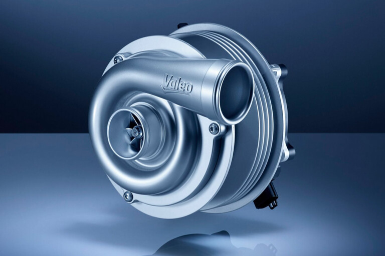 Porsche Valeo electric turbocharger