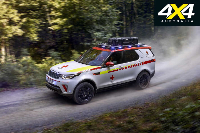 Austrian Red Cross Special Edition Land Rover Discovery 2018 Paris Motor Show Livery Jpg
