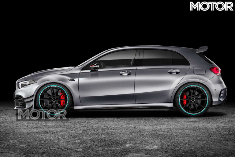 2019 Mercedes AMG A 45 Preview Side Profile Jpg