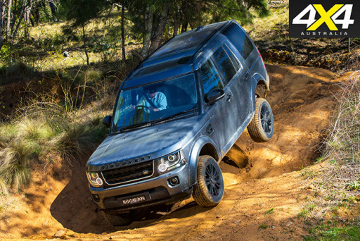 Land rover discovery downhill