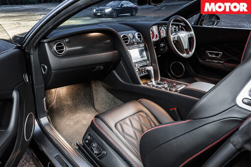 Bentley Continental V8 S interior