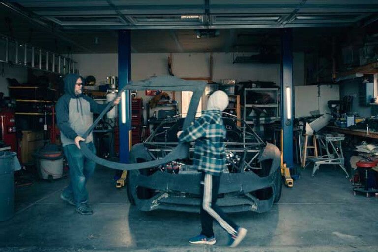 Lamborghini 3 D Printed Aventador Replica Garage Assembly Jpg