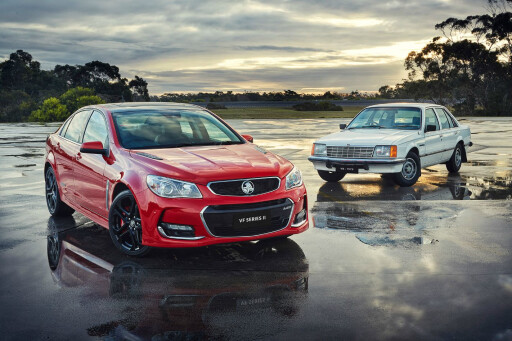 Holden VF II Commodore Old And New
