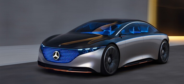 Mercedes-Benz Vision EQS headlines electric push