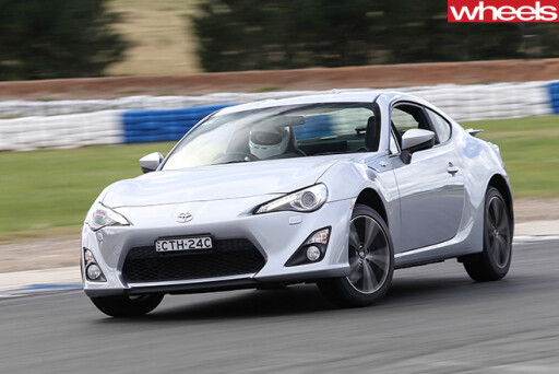 Toyota -86-GTS-driving -front