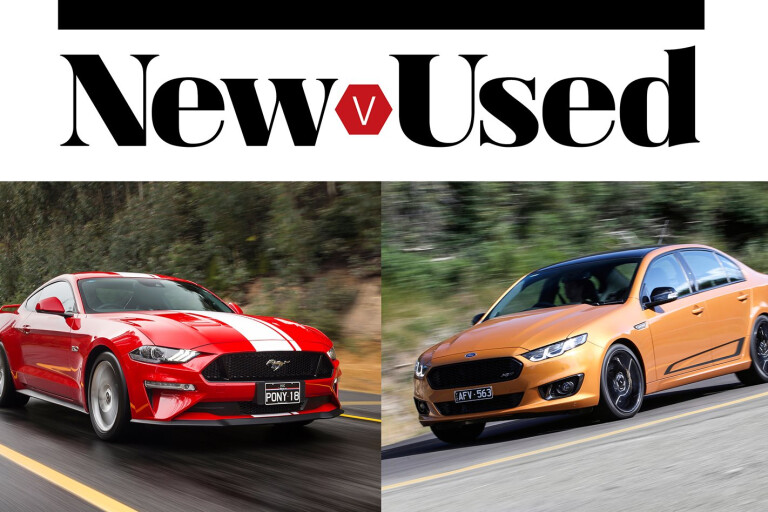 New V Used Mustang GT Vs Falcon XR 8 Sprint 1 Jpg