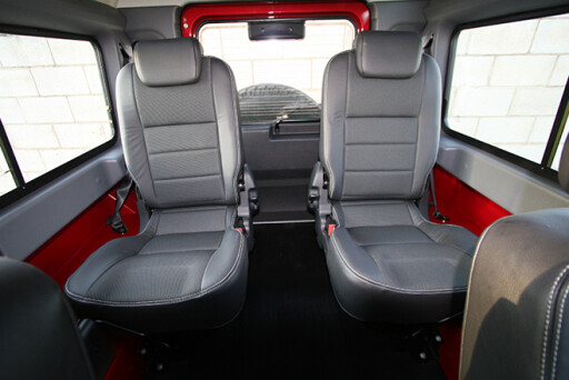Land Rover Defender 90 rear seats