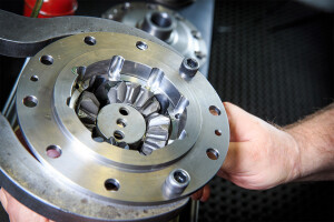 Harrop's four-pinion design strengthens the diff