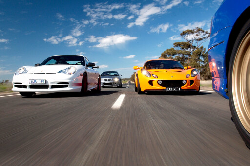 Porsche GT3 RS & Lotus Exige front