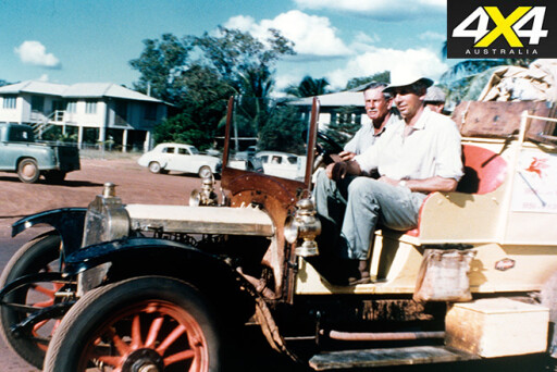 John and geoffrey dutton driving the overlander