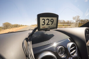 Bentley hits 330 on Australia’s Stuart Highway