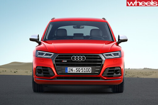 Audi -SQ5-driving -front -side