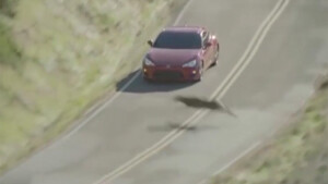 Toyota 86 in close call with deer