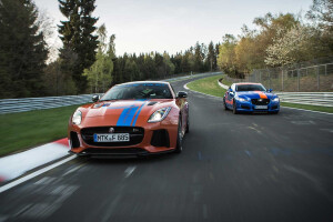 Jaguar F Type SVR and XJR575 become Nurburgring Taxis