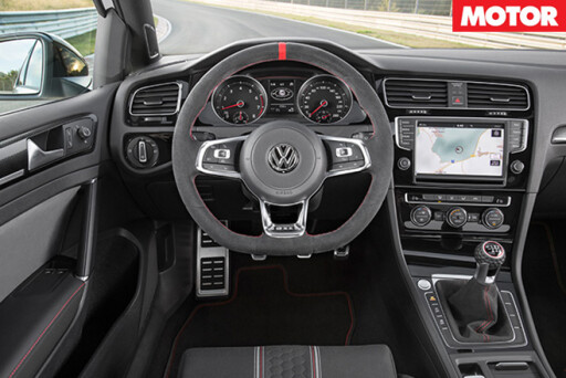 VW Golf GTI 40 Years interior