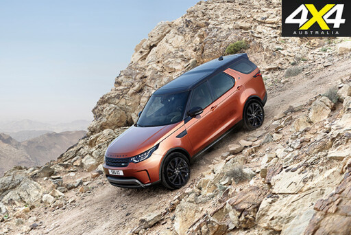 2017 Land Rover Discovery downhill driving