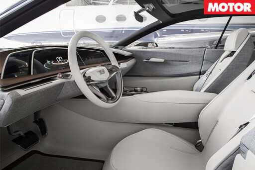 Cadillac Escala Concept front interior