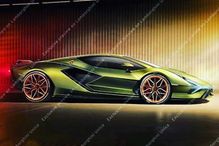 Lamborghini Sian leaked