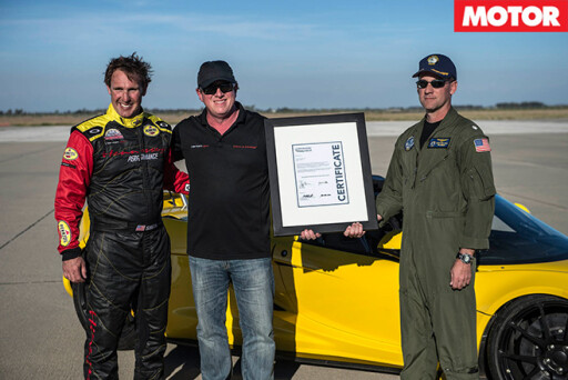 Hennessey claims World's Fastest convertible record
