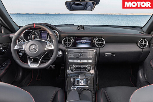 Mercedes AMG SLC43 replaces SLK55 interior