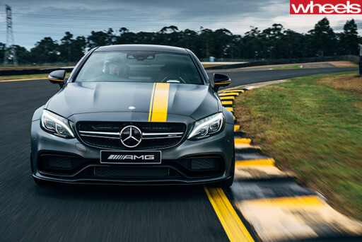 Mercedes -AMG-C63-front -driving