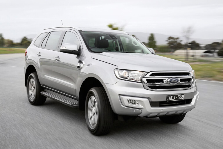 Ford Everest Driving Front Jpg