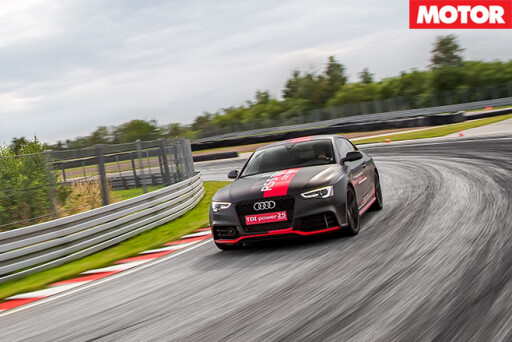 Audi RS5 TDI Concept driving