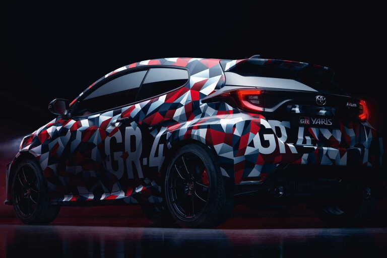 Toyota Yaris GR4 prototype teaser video