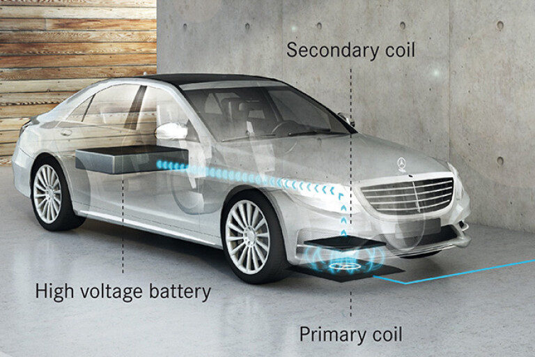 Mercedes-Benz inductive charging