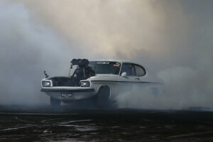 Ford Capri blown burnout MADSAM