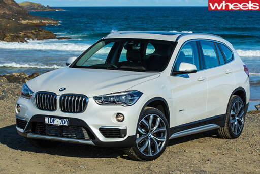 BMW-X1-front -at -beach